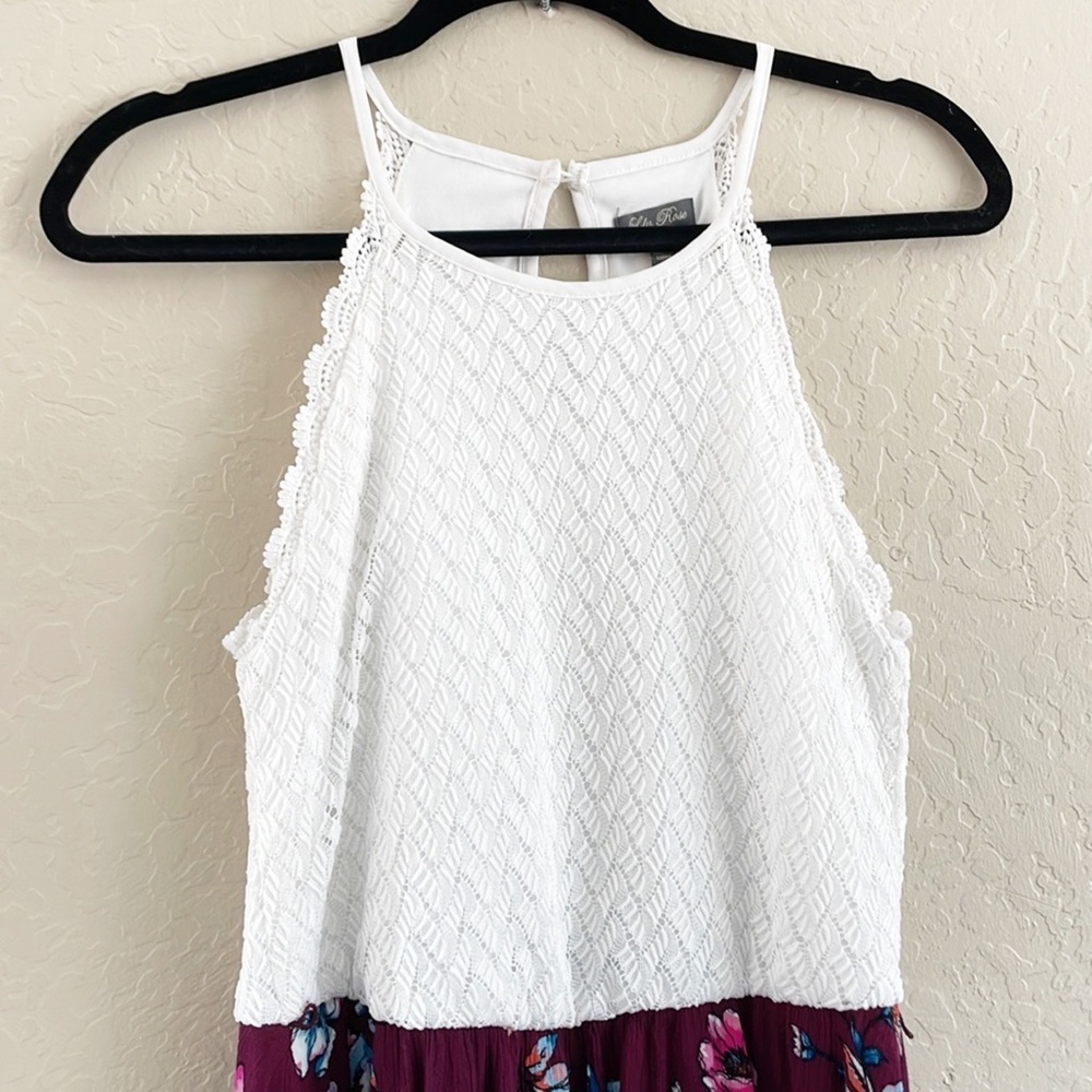 Lily Rose Floral Sleeveless‎ Dress - Picture 6 of 7